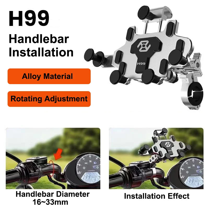 Suporte para Moto com Absorção de Impacto