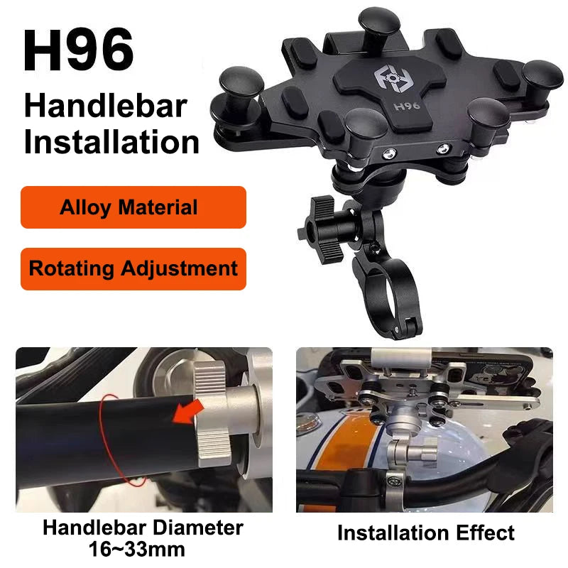 Suporte para Moto com Absorção de Impacto