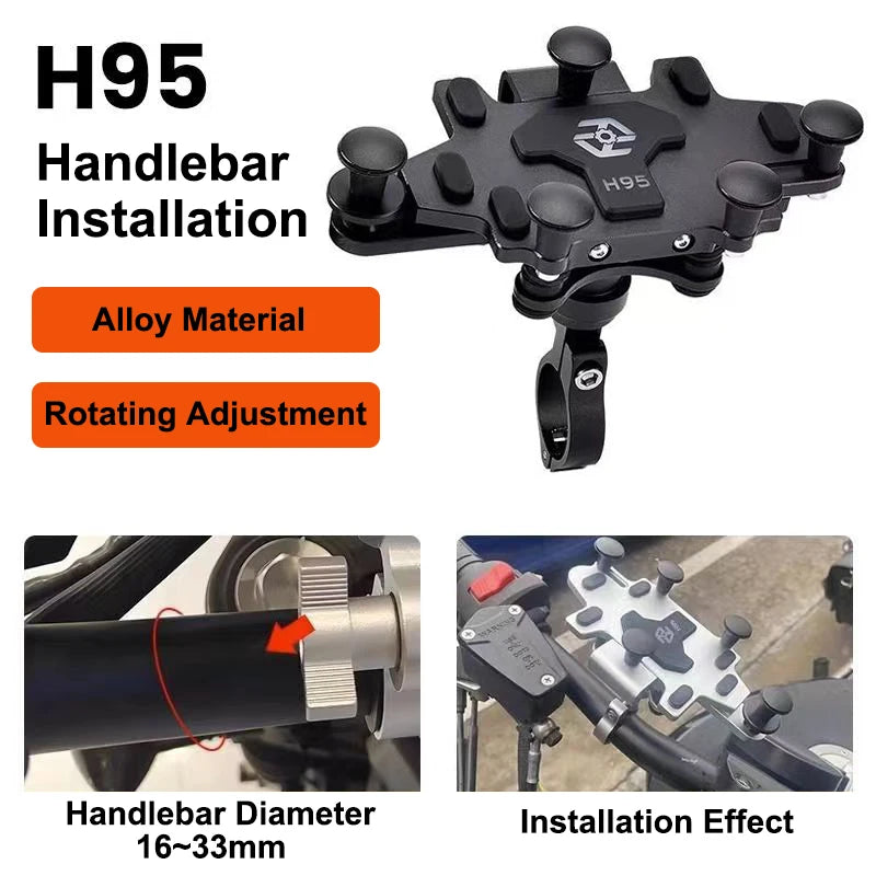 Suporte para Moto com Absorção de Impacto