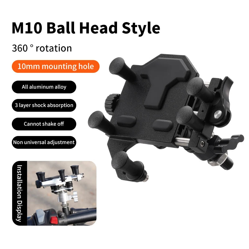 Suporte de Celular para Motos – 2025 | Giro 360° e Antivibração