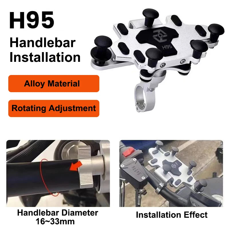 Suporte para Moto com Absorção de Impacto