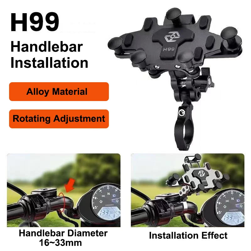 Suporte para Moto com Absorção de Impacto